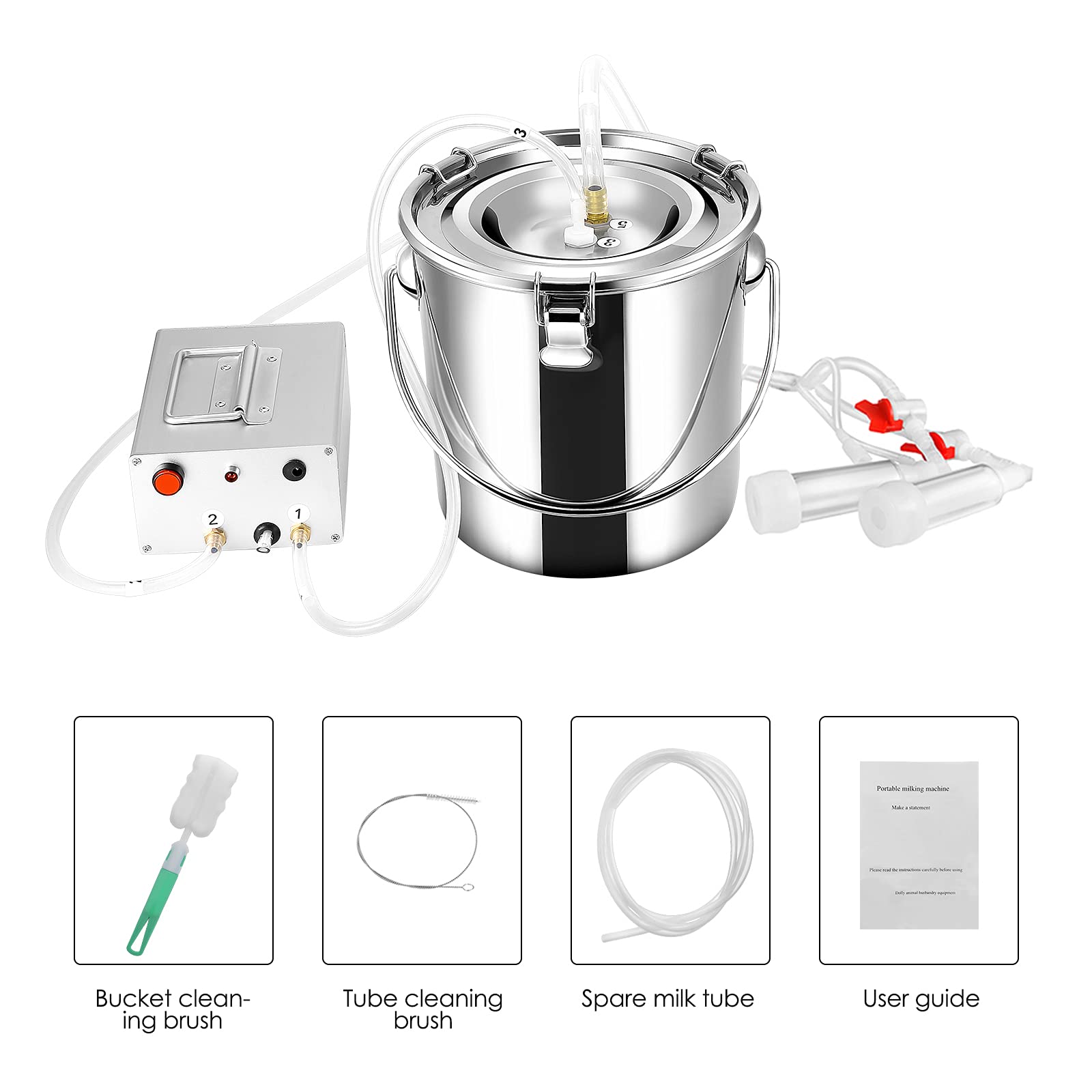 Amazon.co.jp: SEAAN 山羊ミルクマシン ヤギミルカー 電動搾乳機